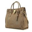 Michael Kors Hamilton Handtas Python Mocca 30f2ghmt3d -02