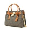 Michael Kors Hamilton Handtas Logo Bruin-30t2ghms3b -02