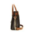 Michael Kors Hamilton Handtas Logo Bruin-30t2ghms3b -03