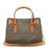 Michael Kors Hamilton Handtas Logo Bruin-30t2ghms3b -04