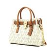 Michael Kors Hamilton Handtas Logo Vanille 30t2ghms3b -02