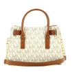 Michael Kors Hamilton Handtas Logo Vanille 30t2ghms3b -04