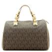 Michael Kors Handtas Logo Brown 04