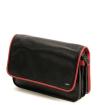 Berba Schoudertas Medium Zwart/Rood 025-317 02