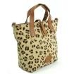 MicMac Handtas leder "Animal" Tijger 02