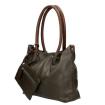 Twinbag Shopper bag in bag Schlamm/Cognac 02