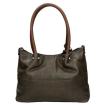 Twinbag Shopper bag in bag Schlamm/Cognac 04