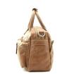 MicMac Handtas A5 craquelé Dark Tan 15231 -03
