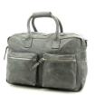 MicMac Handtas A4 craquelé Grey 15232 -02