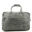 MicMac Handtas A4 craquelé Grey 15232 -04
