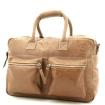 MicMac Handtas A4 craquelé Dark Tan 15232 -02