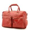 MicMac Handtas A4 craquelé Red 02