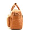 MicMac Handtas A4 craquelé Orange 03