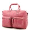 MicMac Handtas A4 craquelé Fuchsia 02