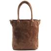 MicMac Shopper Hoog Model Craquelé Dark Tan 01