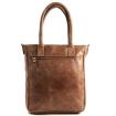 MicMac Shopper Hoog Model Craquelé Dark Tan 04