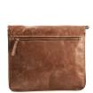 MicMac A4 Schoudertas Craquelé Dark Tan 04