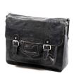 MicMac A4 Schoudertas Craquelé Navy Blue 02