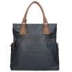 Twinbag Handtas Donker Blauw/Cognac 01