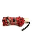 Knirps unisex opvouwbare paraplu automatic Ruit Rood 04