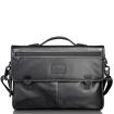 Tumi Alpha Business Leather laptoptas Zwart 01
