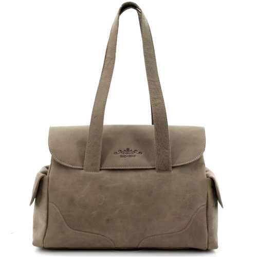 Gio Gini Shopper gr Klep Taupe