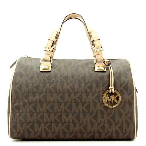 Michael Kors Handtas Logo Brown