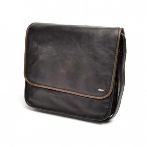 Berba Schoudertas Medium Zwart/Taupe