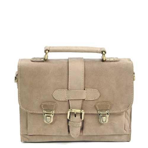 MicMac Schoudertas gesp hunter Taupe