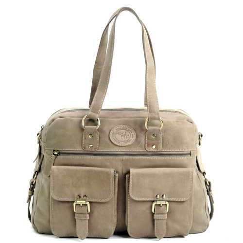 MicMac Ritstas A4 leder Taupe