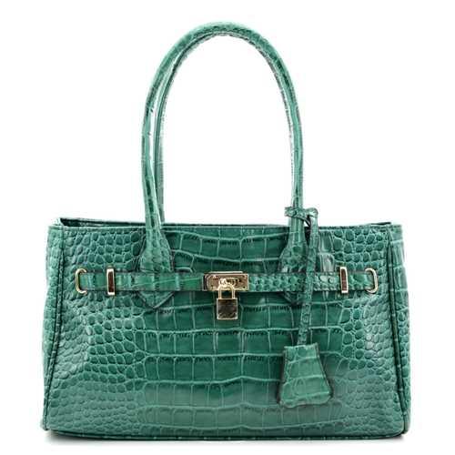 David Jones Handtas Croco Vert