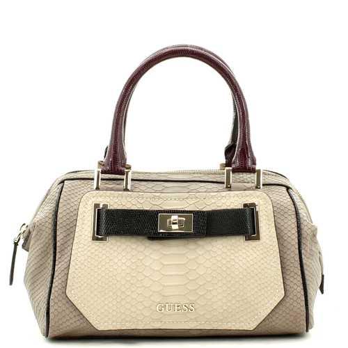 Guess handtas Klein Snake Taupe