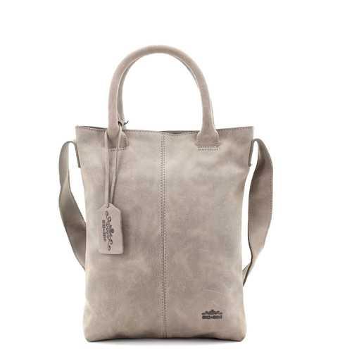 Shopp.med.hm leder Taupe 14512