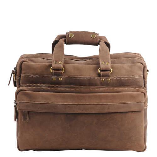 MicMac A4 Tas Dark Brown