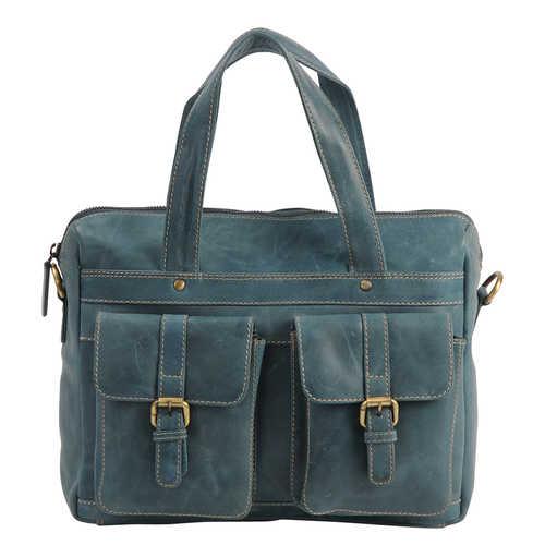 MicMac Laptoptas Jeans Blue