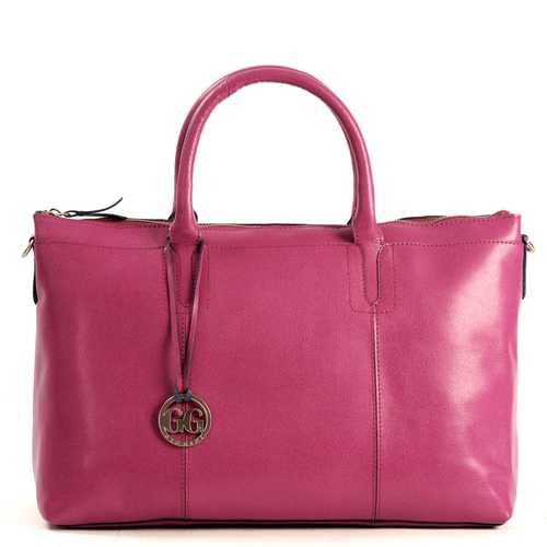 Gio Gini Shopper groot Fuchsia/Minc