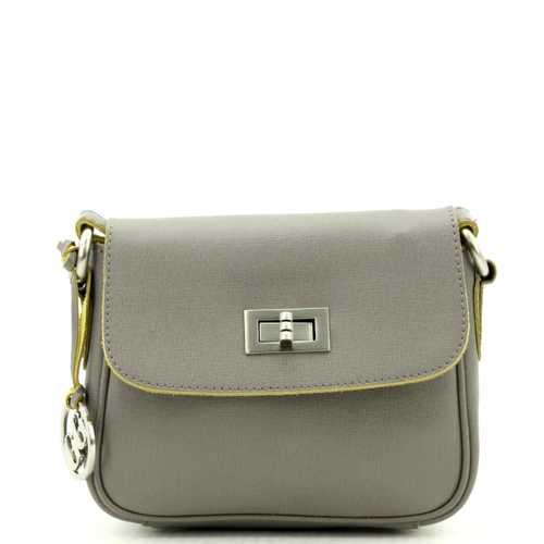 Gio Gini Schoudertas Grey/Yellow