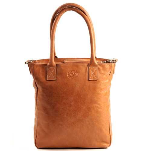 MicMac Shopper Hoog Model Craquelé Orange