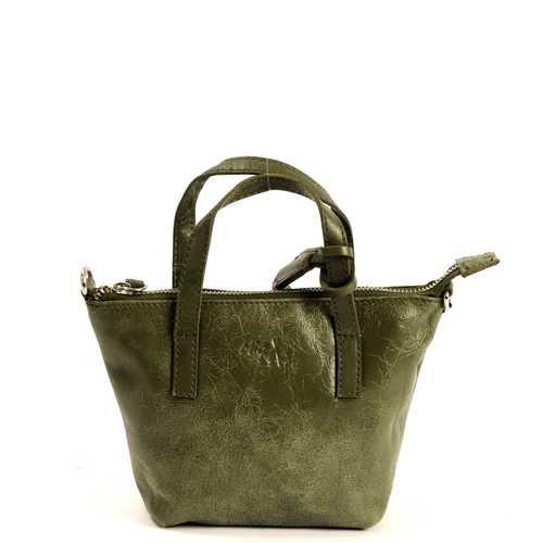 MicMac Ritstasje leder Dark Green