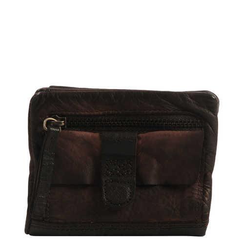Spikes & Sparrow Dames Portemonnee Dark Brown