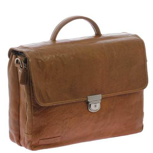Plevier A4 tas 15.6 inch Cognac