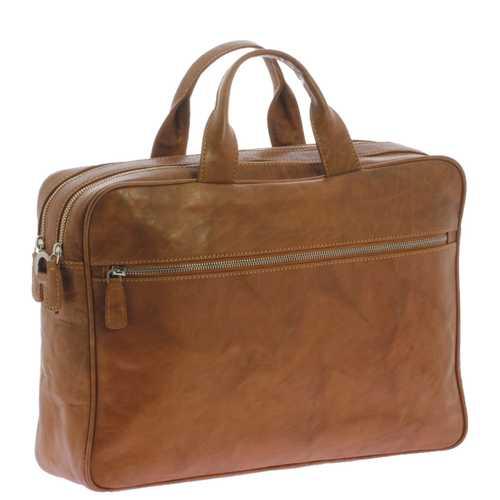 Plevier A4 Ritstas 15 inch Cognac