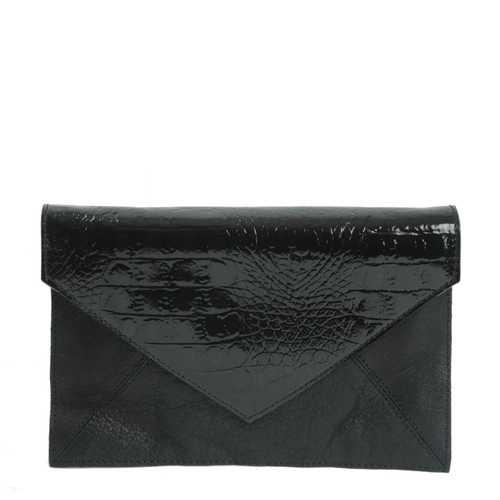 Nova Enveloptas leder/croco Black