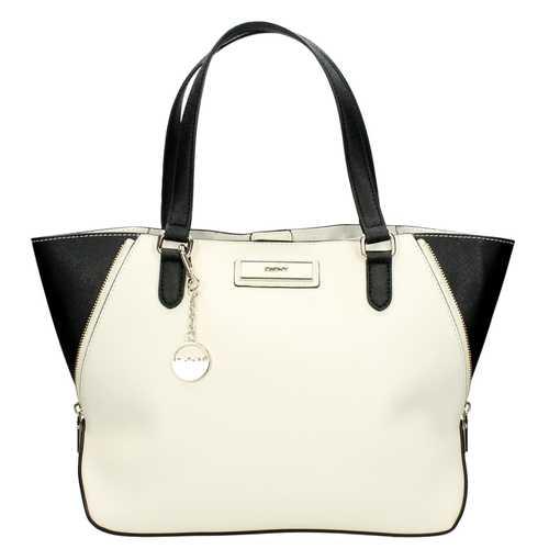 DKNY Shopper Ivory/Black