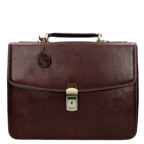 Tony Perotti A4-tas 1-vak Donker Bruin