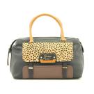 Guess Handtas Leopard Black