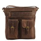 MicMac Ritstas Leder Hunter Dark Brown