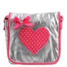 Zebra Trends Overslagtas Girly Hart Pink