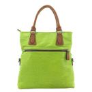 Twinbag Handtas Grun/Cognac