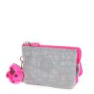 Kipling 'Creativity S' Grey Pink